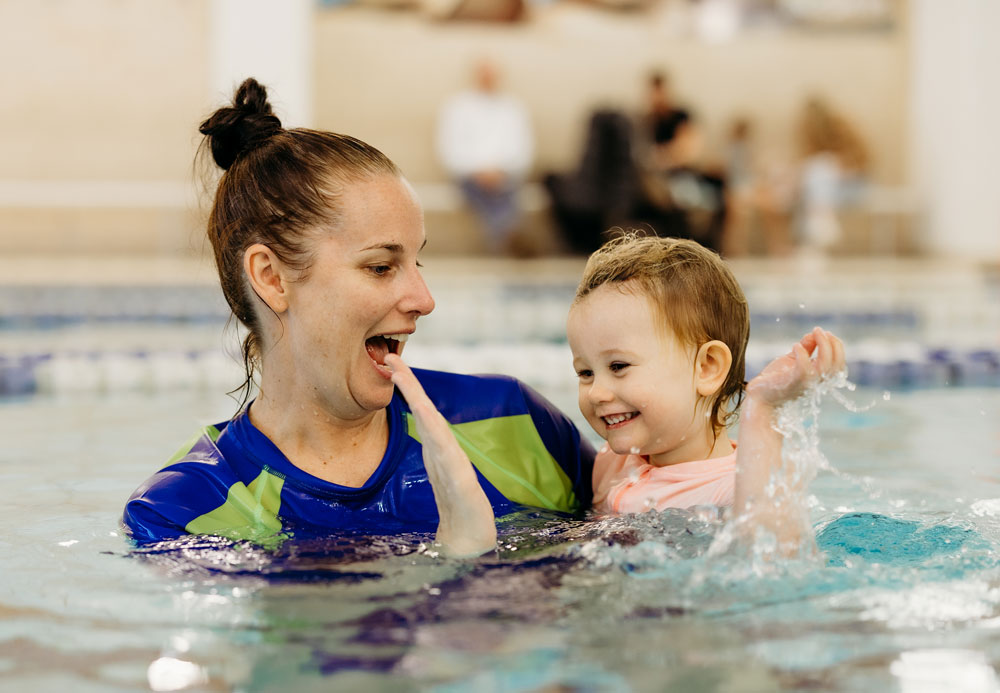 In2Swim instructor with student
